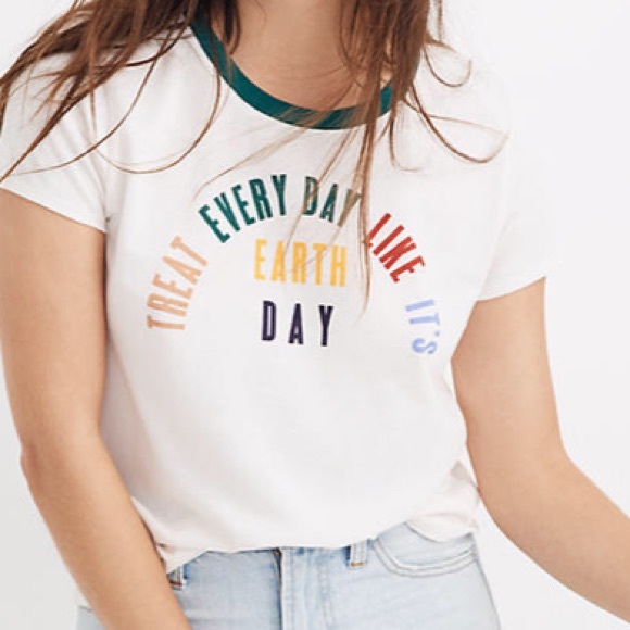 Madewell Tops - MADEWELL “TREAT EVERY DAY LIKE IT’S EARTH DAY” NEW